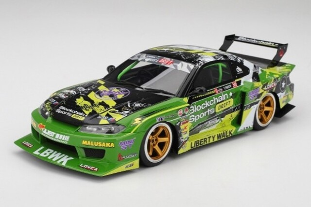☆予約品☆ TOP SPEED 1/18 日産 シルビア S15 LB-スーパーシルエット