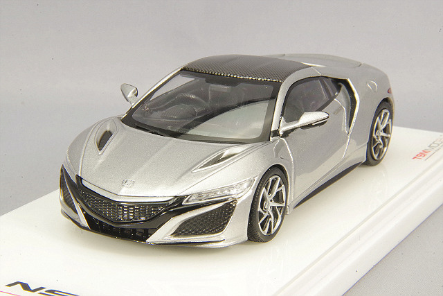 TSM 1/43 ホンダ NSX 2017 ソースシルバーメタリック