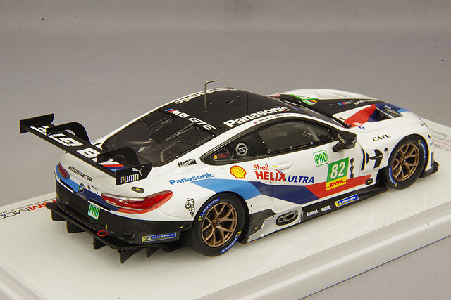 TSM 1/43 BMW M8 2018 WEC 富士6H クラス2位 #82 T.ブロンクビスト