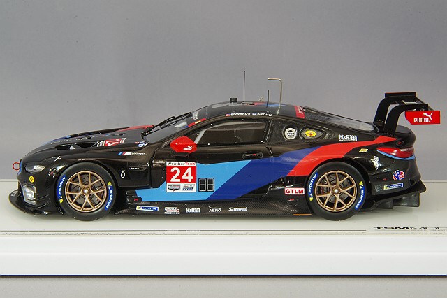 TSM 1/43 BMW M8 GTE 2019 IMSA ラグナセカ クラス2位 #24 J.クローン