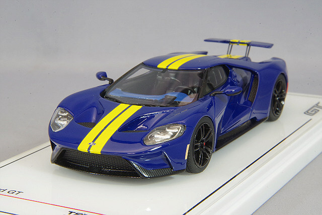 TSM 1/43 フォード GT スノコブルー/イエローストライプ