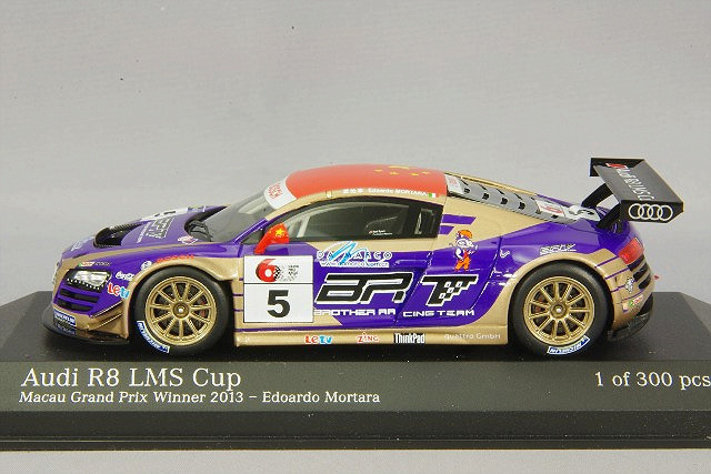 ミニチャンプスxTarmac 1/43 アウディ R8 LMS カップ 2013 マカオGP