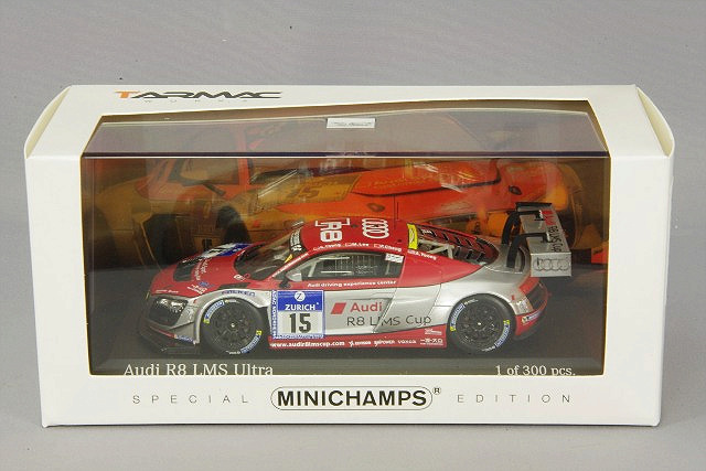 ミニチャンプスxTarmac 1/43 アウディ R8 LMS ウルトラ 2015 ニュル24H