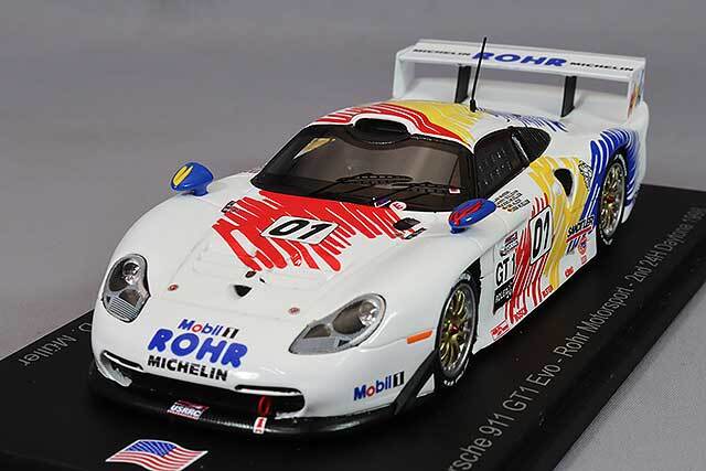 スパーク 1/43 ポルシェ 911 GT1 Evo Rohr Motorsport 1998 デイトナ 