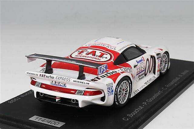 スパーク 1/43 ポルシェ 911 GT1 1998 デイトナ24H 3位 #00 C.ブシュー
