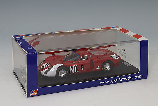 スパーク 1/43 アルファロメオ T33-2 1968 デイトナ24H 5位 #20 U