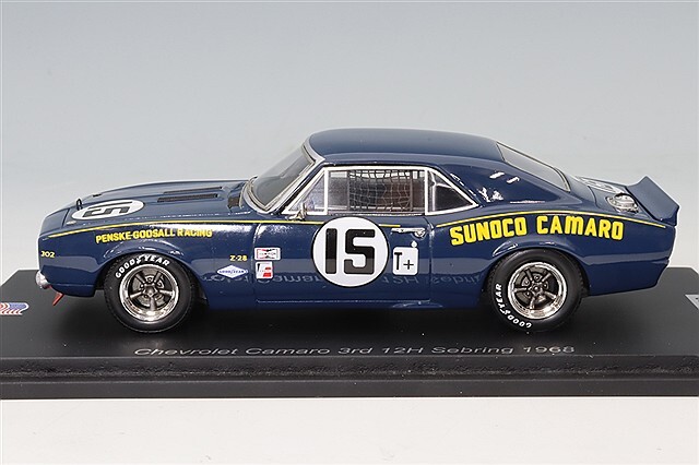 スパーク 1/43 シボレー カマロ 1968 セブリング12H クラスウィナー 3