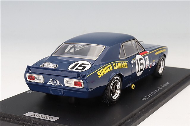 シボレー　カマロ 1968ミニカー 2005年製 スパーク 1/43 シボレー カマロ 1968 セブリング12H クラスウィナー 3