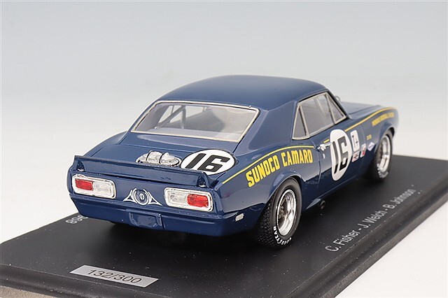 スパーク 1/43 シボレー カマロ 1968 セブリング12H 4位 #16 C.Fisher