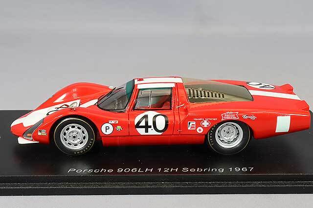 スパーク 1/43 ポルシェ 906LH #40 12H セブリング 1967 R