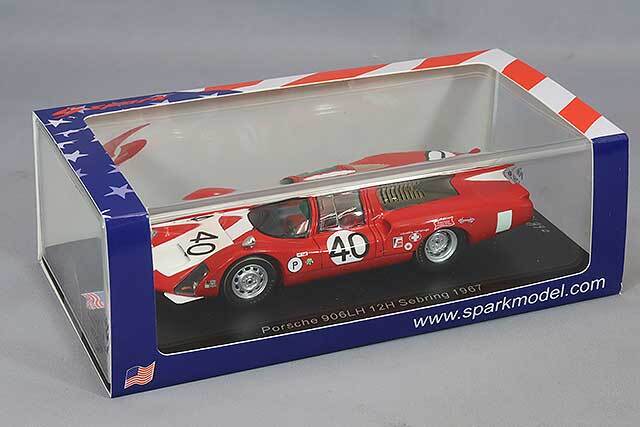 スパーク 1/43 ポルシェ 906LH #40 12H セブリング 1967 R
