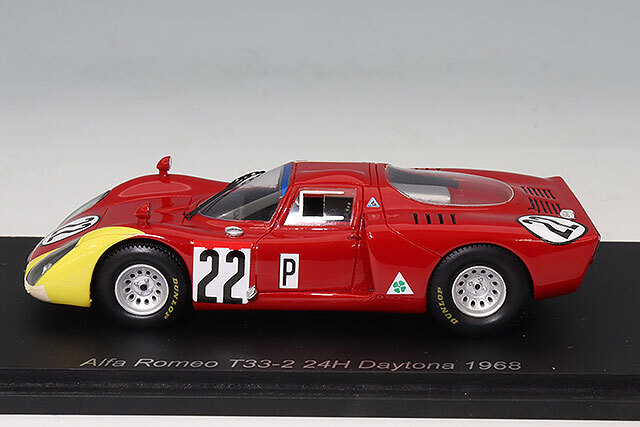 スパーク 1/43 アルファロメオ T33-2 1968 デイトナ24H #22 M.Casoni