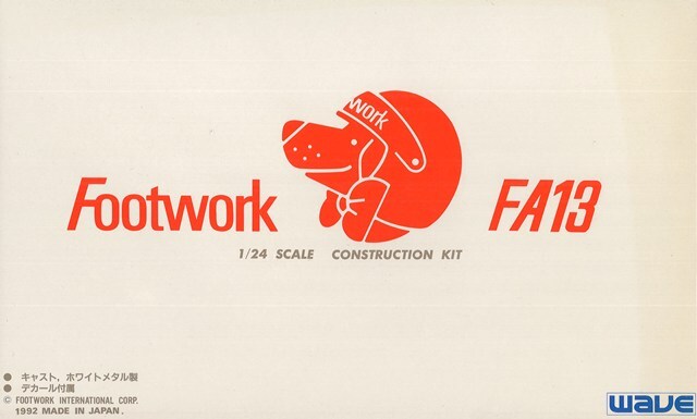 Wave レジン/ホワイトメタルキット 1/24 フットワーク FA13 無限