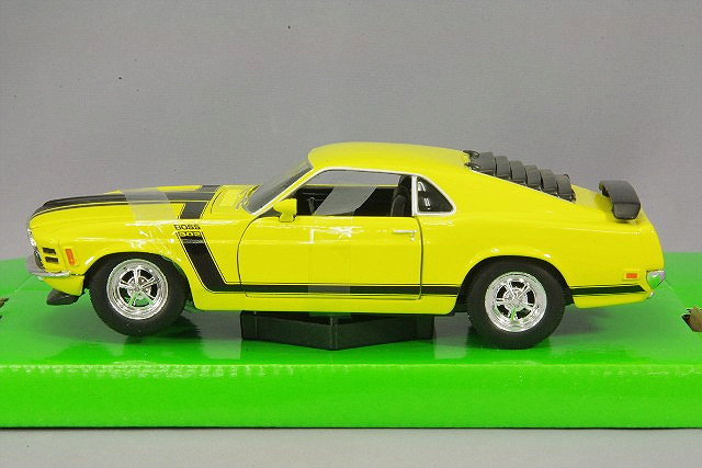 WELLY 1/24 1970 フォード マスタング ボス 302 イエロー