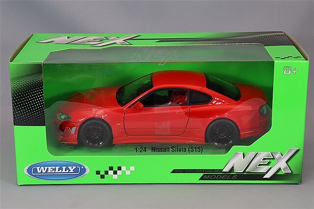 WELLY 1/24 日産 シルビア (S15) レッド (スポイラー無)