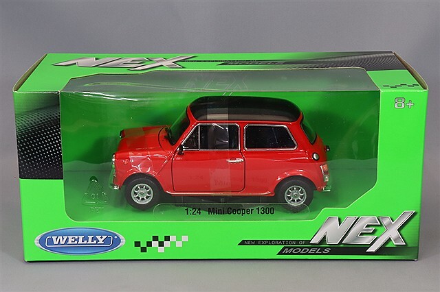 WELLY 1/24 ミニ クーパー 1300 レッド