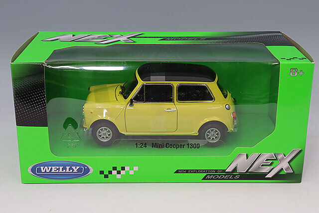 WELLY 1/24 ミニ クーパー 1300 イエロー 【再入荷】