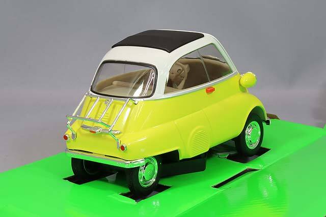 憧れの WELLY 1/18 イエロー イセッタ BMW ミニカー