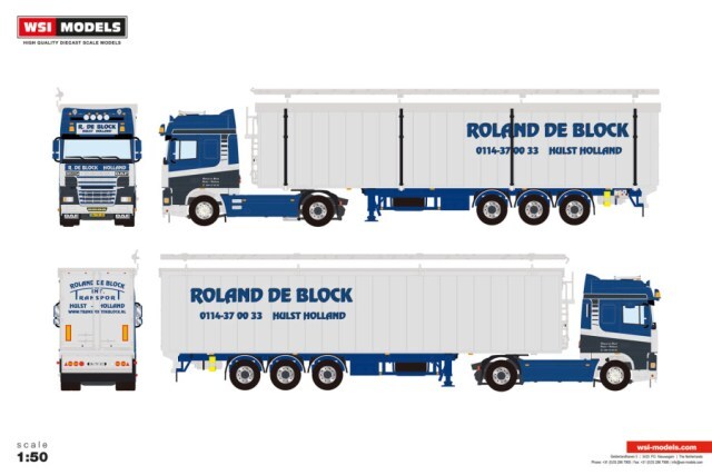 ☆予約品☆ WSI 1/50 DAF 95XF スーパー スペースキャブ 4x2