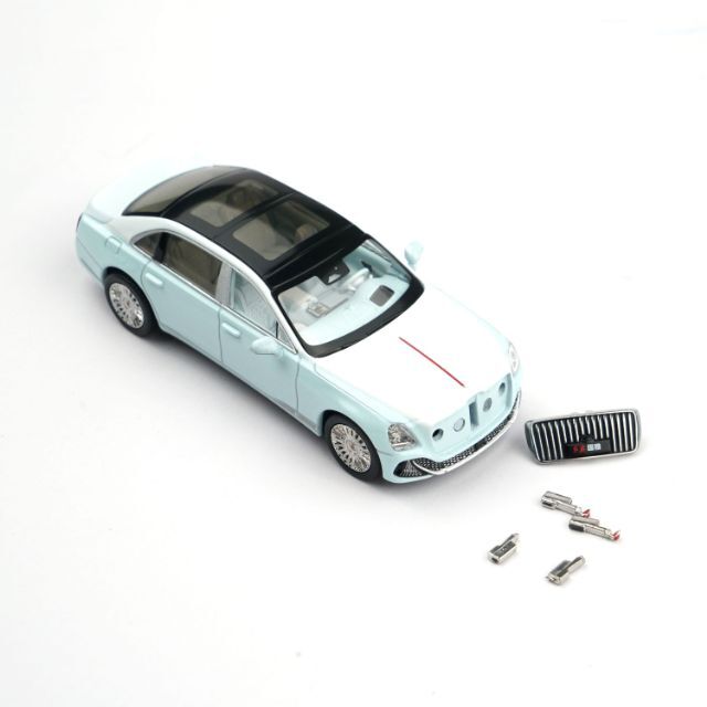 拓意　XCARTOYS 紅旗　ミニカー3台セット　激レア　激安！ XCARTOYS 1/64 紅旗(ホンチー) 国雅(GUOYA) ライトブルー