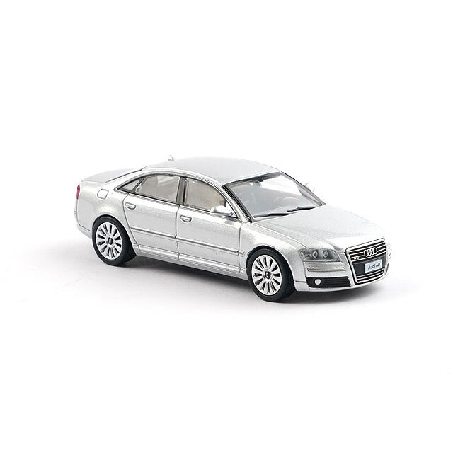 ☆予約品☆ XCARTOYS 1/64 アウディ 2代目 A8（D3）中期型 シルバー