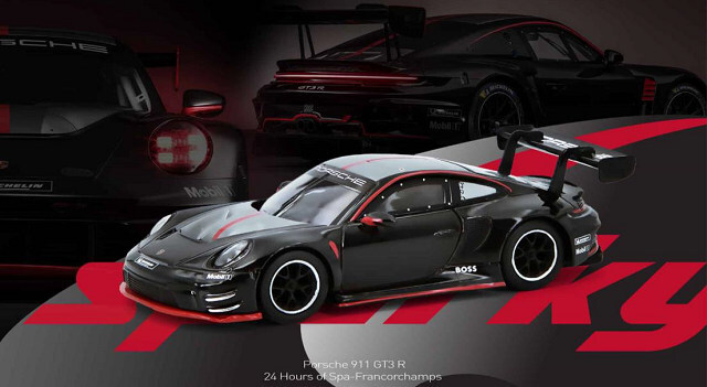 sparky x Tiny 1/64 ポルシェ 911 GT3R 2022 スパ24時間 アンベール