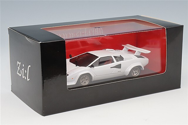 ジール Zi-l 1/43ランボルギーニカウンタック レッド&ブラック2台セット ジール特注1/43 ランボルギーニ カウンタック LP500S レッド