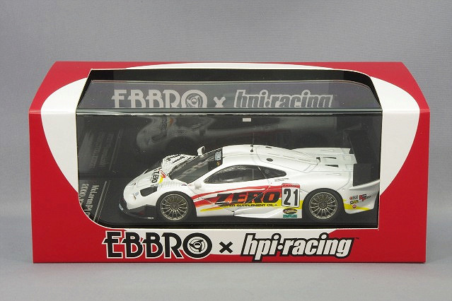 EBBRO×hpi racing 1/43 マクラーレン F1 GTR ZERO 2000 JGTC #21 中谷 
