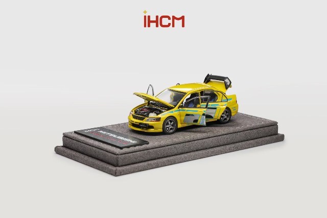 ☆予約品☆ iHCM 1/64 三菱 ランサー エボリューションIX GSR イエロー