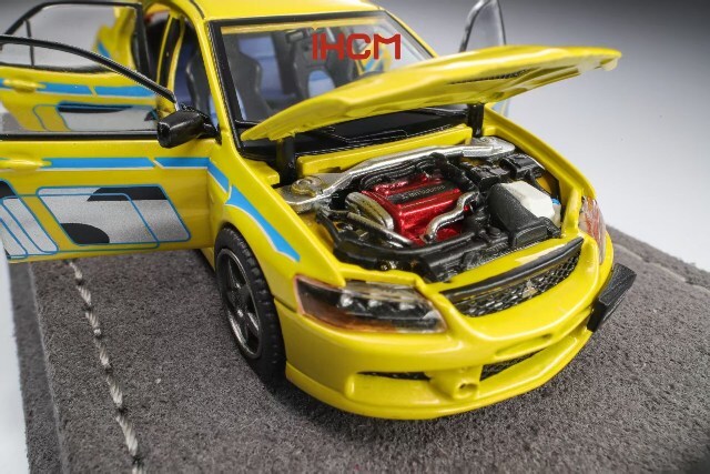 ☆予約品☆ iHCM 1/64 三菱 ランサー エボリューションIX GSR イエロー
