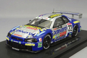 【鈴木亜久里、本山哲サイン入り】エブロ JGTC R33 モデルカー2台セット ミニカー専門店 キッドボックス 【エブロ 1/43 JGTC】