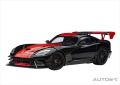 【お取り寄せ商品】 オートアート コンポジット 1/18 ダッジ バイパー 1:28 エディション ACR ブラック/レッドストライプ
