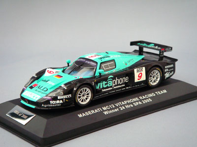 【VITAPHONE特注】 イクソ 1/43 マセラティ MC12 2005 スパ24H ウィナー #9 T.Scheider / M.Bartels / E.van de Poele