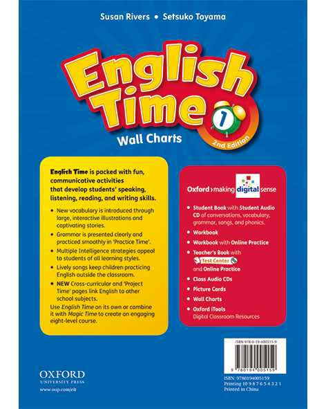 ENGLISH TIME 2/E 1 WALL CHART