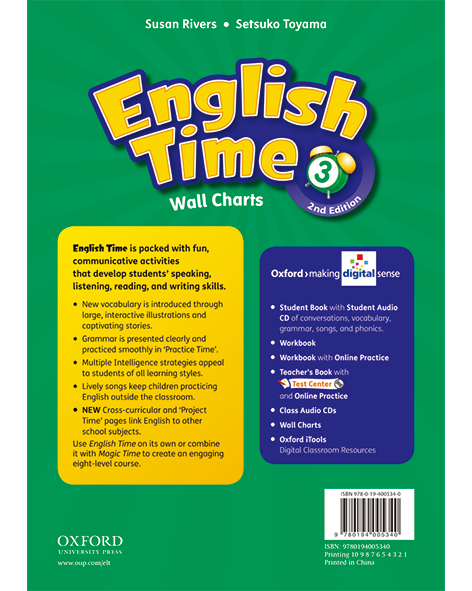 ENGLISH TIME 2/E 3 WALL CHART
