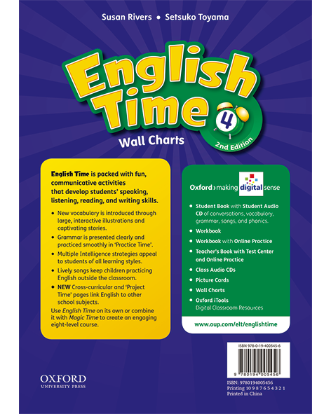 ENGLISH TIME 2/E 4 WALL CHART