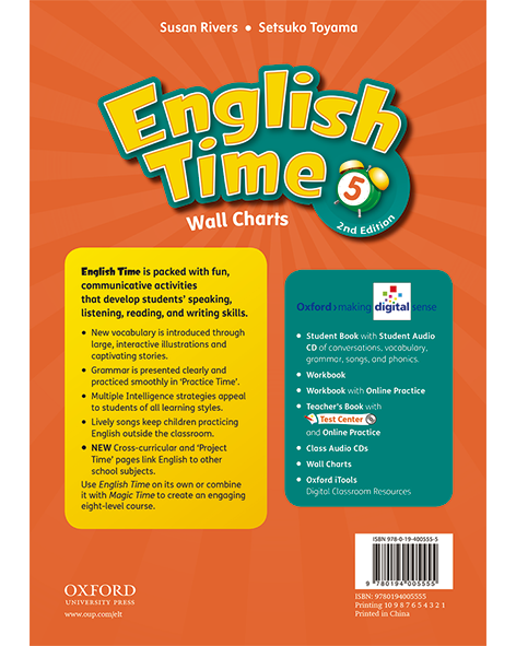 ENGLISH TIME 2/E 5 WALL CHART