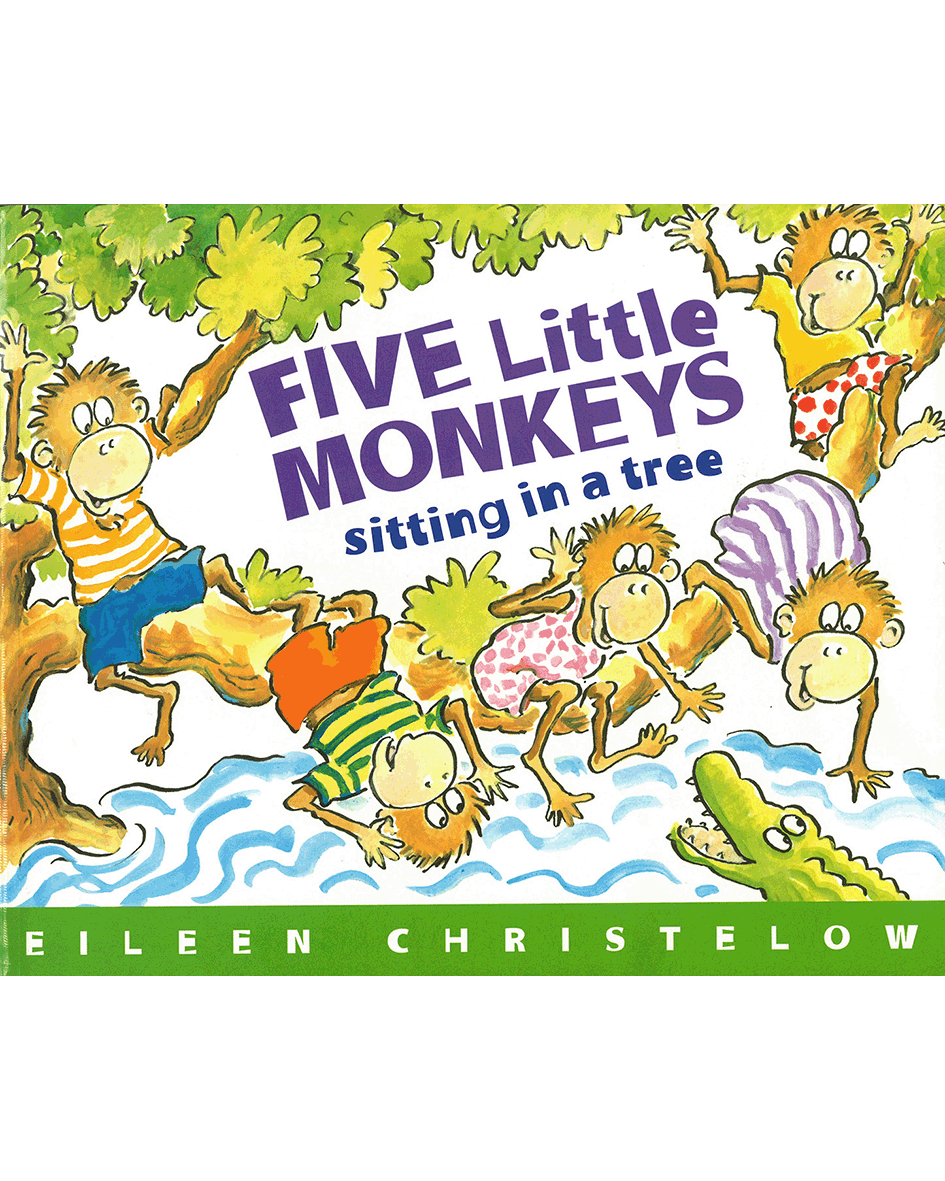 KM093: FIVE LITTLE MONKEYS SITTING IN A TREE