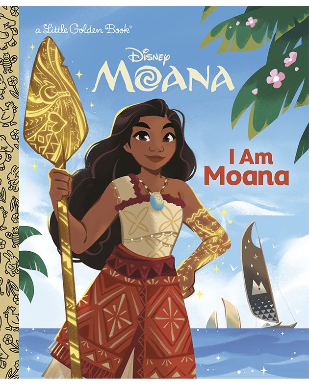 I AM MOANA (Little Golden Book)