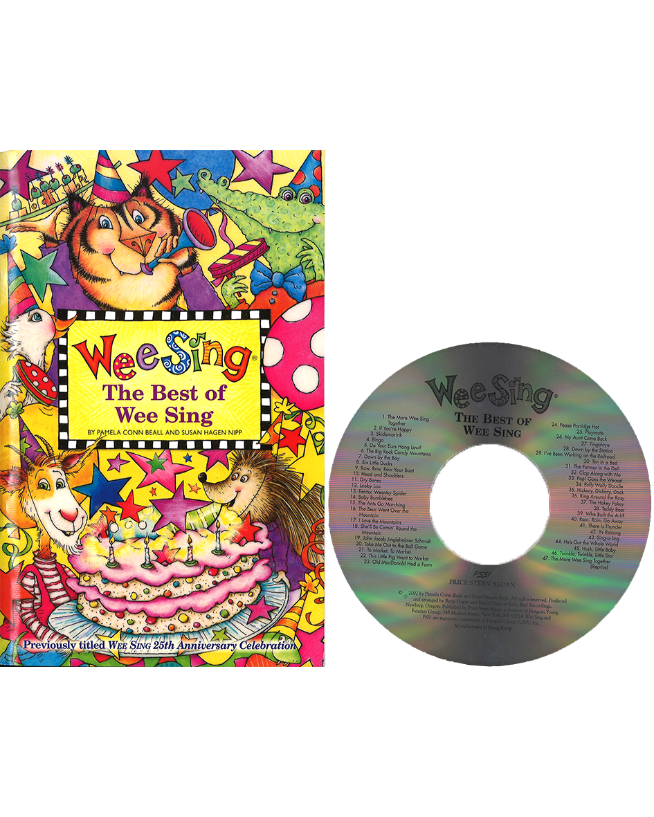 KM211: WEE SING CHILDREN'S SONGS AND FINGERPLAYS (BK&CD)