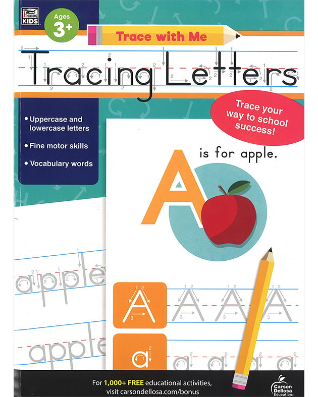 TRACE WITH ME: TRACING LETTERS