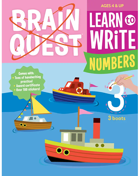 BRAIN QUEST LEARN TO WRITE: NUMBERS