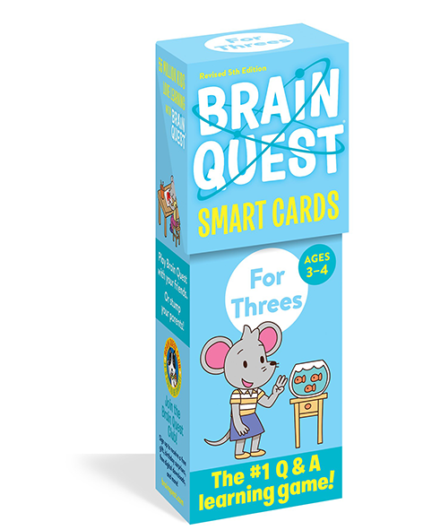 BRAIN QUEST FOR THREES 5/E (AGES 3-4)