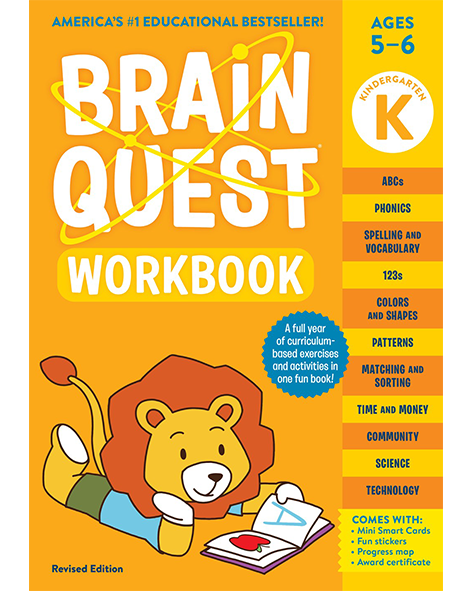 BRAIN QUEST WORKBOOK GRADE KINDERGARTEN