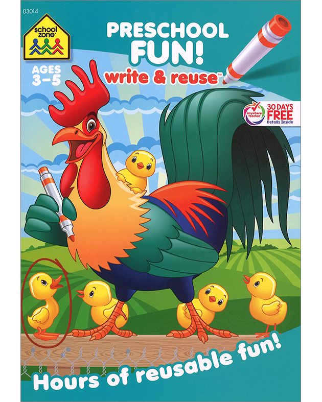 WRITE & REUSE : PRESCHOOL FUN! (03014)