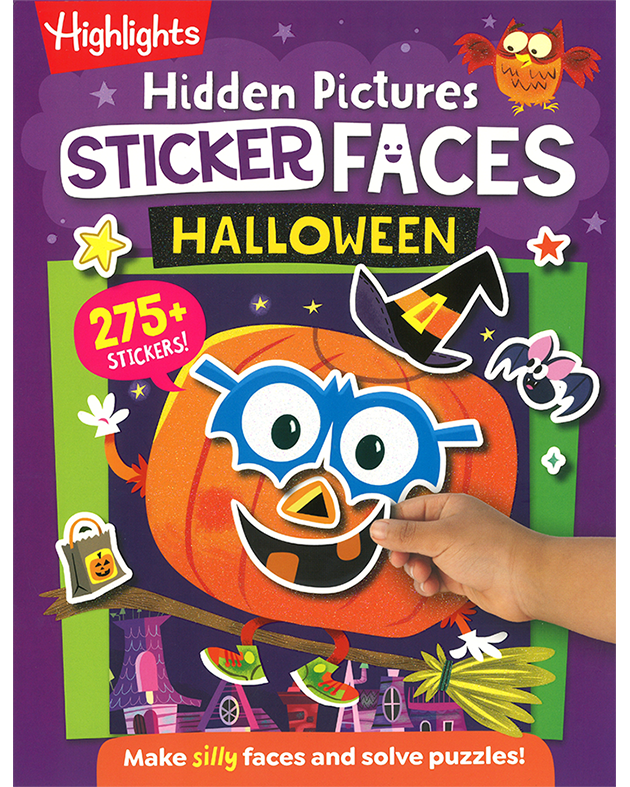 HIDDEN PICTURES STICKER FACES: HALLOWEEN