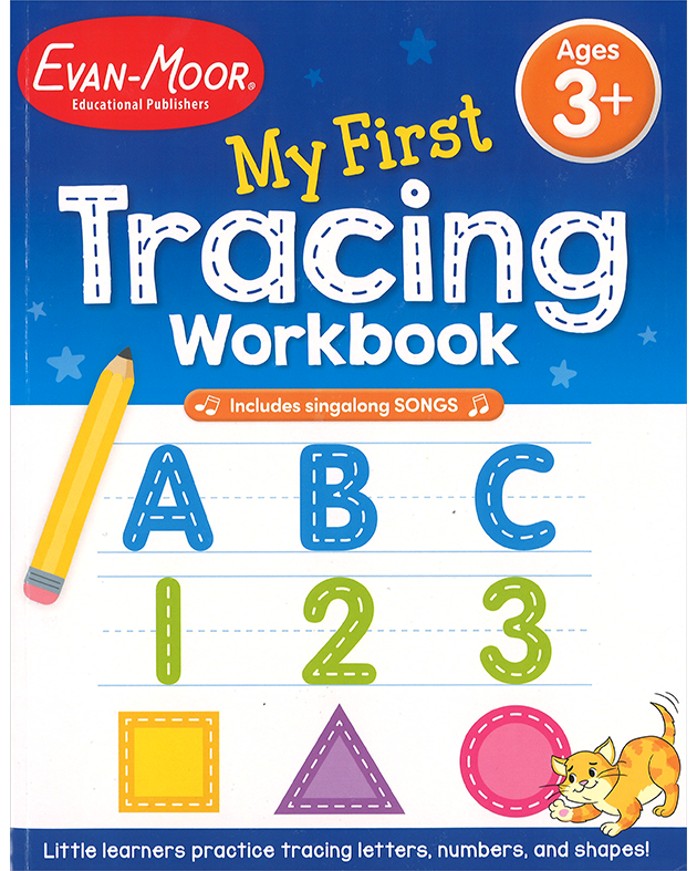 MY FIRST TRACING WORKBOOK AGES 3+
