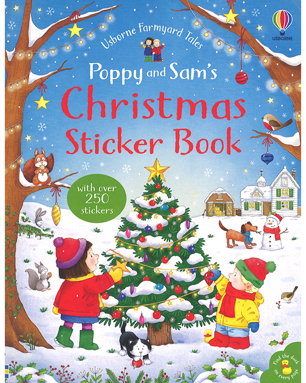 POPPY & SAM'S CHRISTMAS STICKER BOOK(PB)