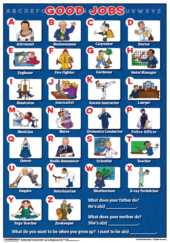 WHEN WE GROW UP: BOOK OF JOBS