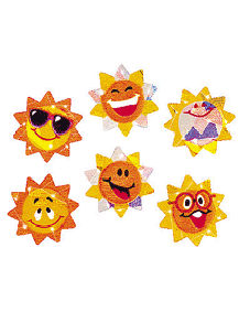 SUNNY SMILES (T-6315) (SPARKLE STICKERS)